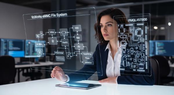 VxWorks DosFS on FMQL45T900: eMMC Storage with VxBus and XBD