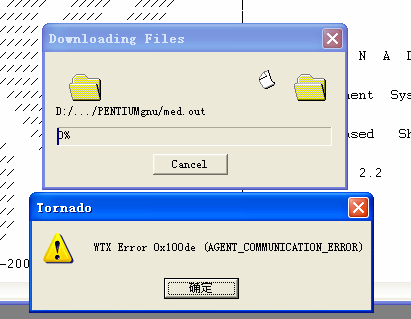 WTX 0x100de Error