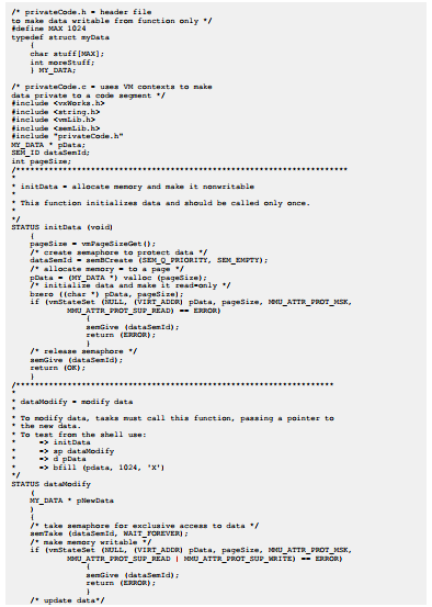 VxWorks 7 Memory Management