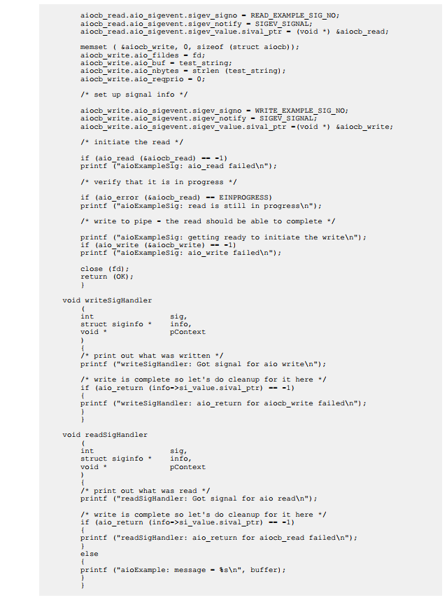 VxWorks 7 System IO