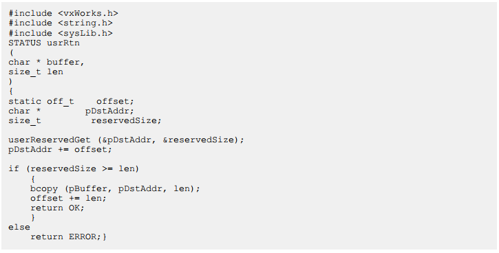 VxWorks 7 System IO