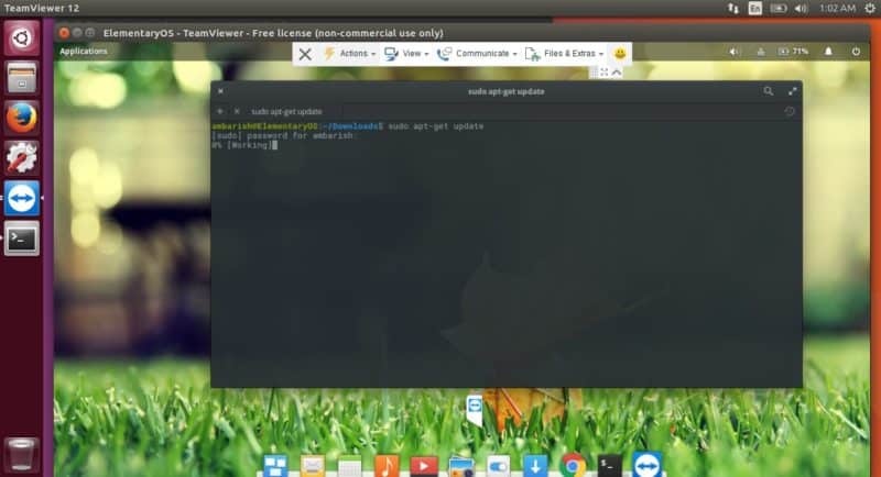 Linux TeamViewer elementary OS