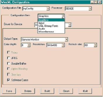 VxWorks WindML configuration