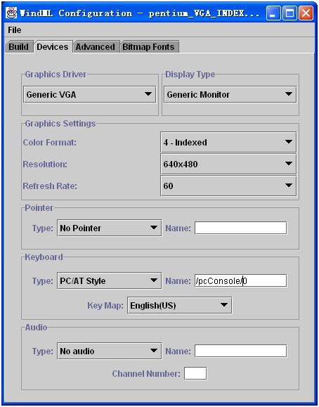 VxWorks WindML Config