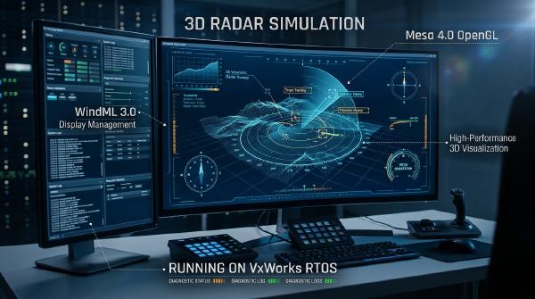 VxWorks 3D Radar Simulation with WindML and Mesa 4.0